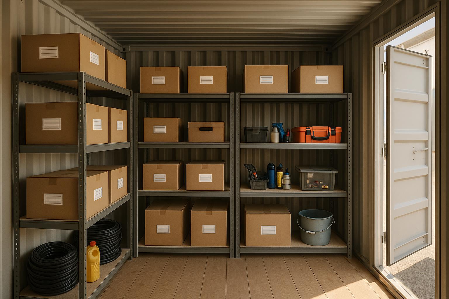 Maximise Container Space with Simple Shelving Additions