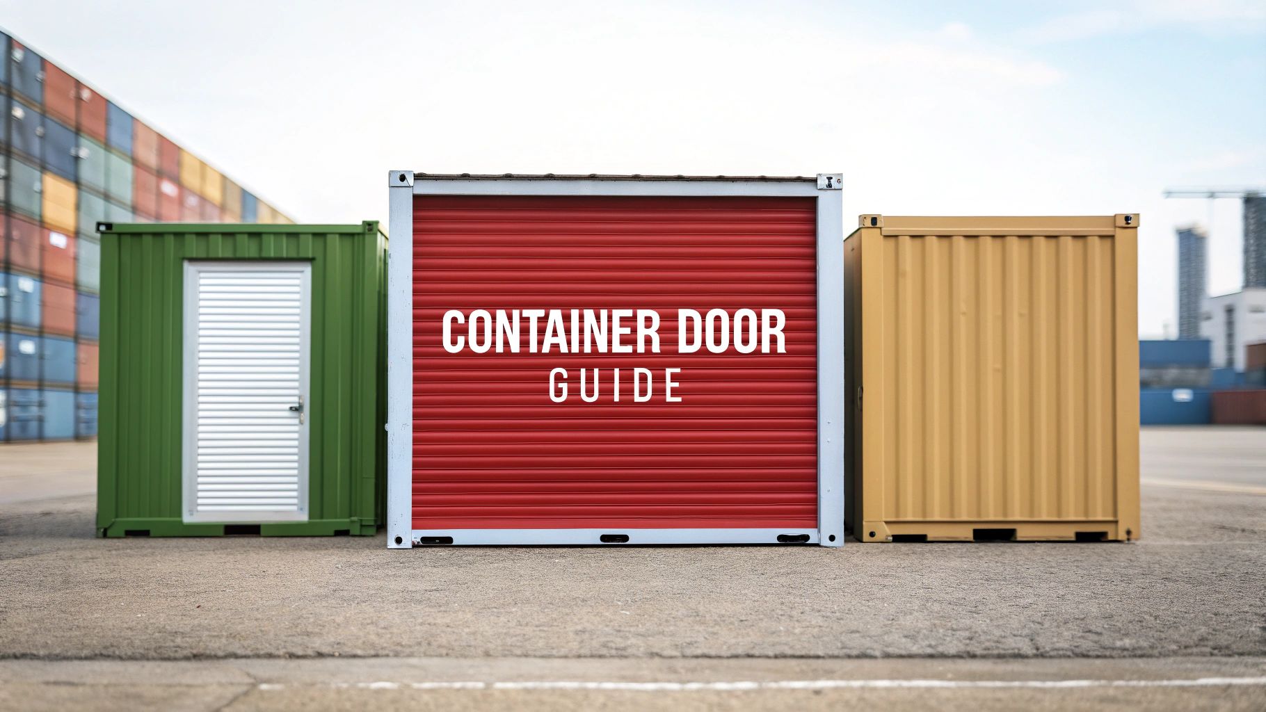 Guide: door for shipping container - How to choose the best door