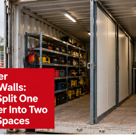 Container Divider Walls: How to Split One Container Into Two Secure Spaces
