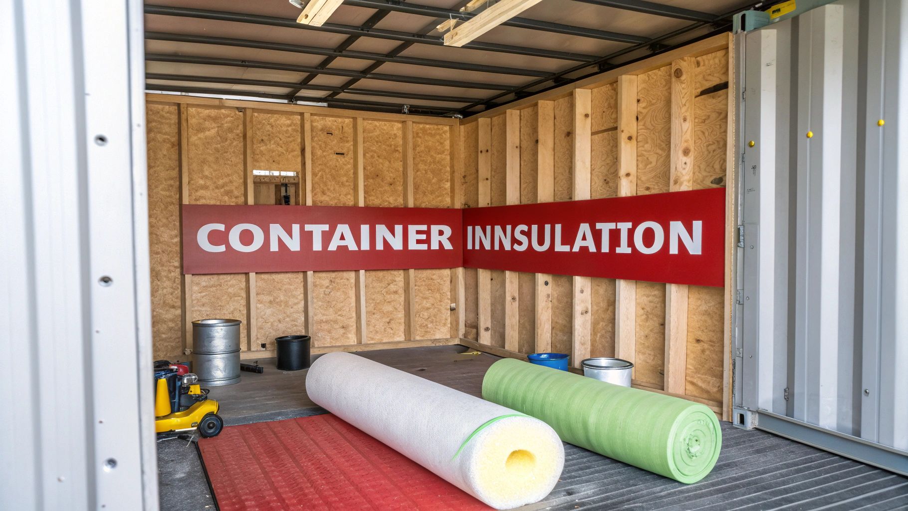 Insulating a Shipping Container Your Definitive UK Guide
