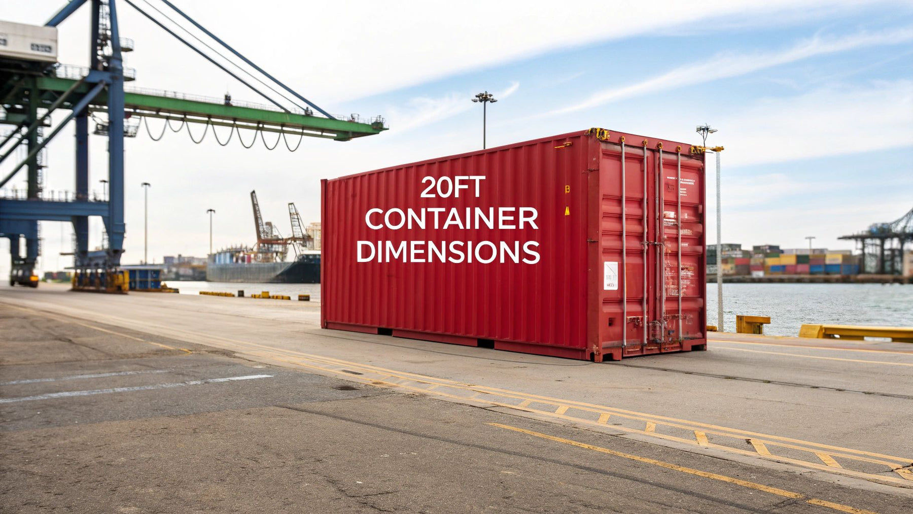 Shipping Container Reference Photo A Complete Guide: dimensions of a 20 foot shipping container - Quickfit ...