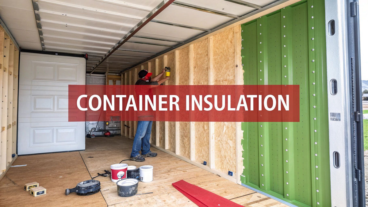 How to Insulate Shipping Containers | UK Guide & Tips — Quickfit ...