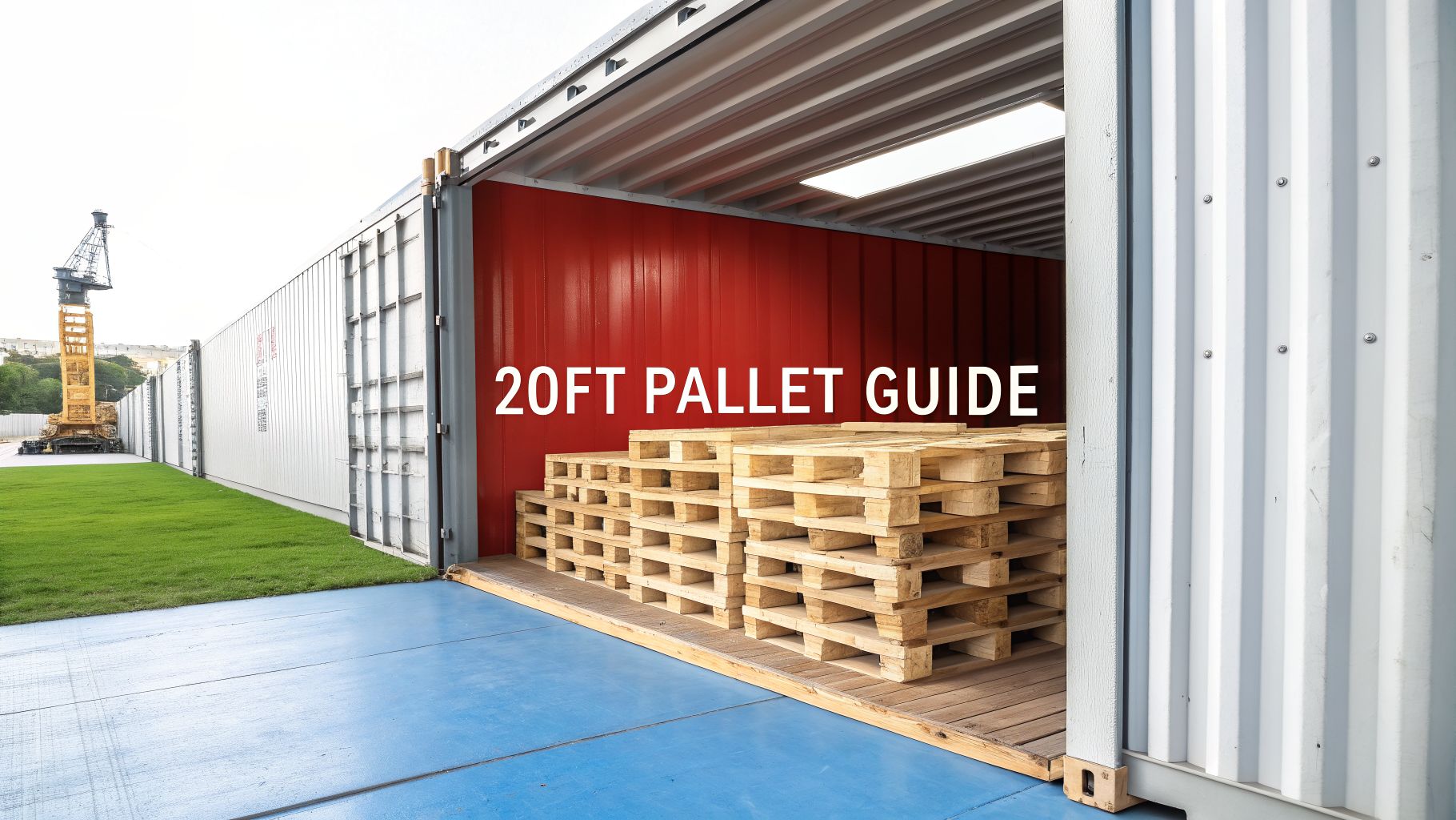 How Many Pallets in a 20 Foot Container A UK Guide