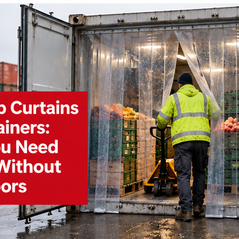 PVC Strip Curtains for Containers: When You Need Airflow Without Open Doors