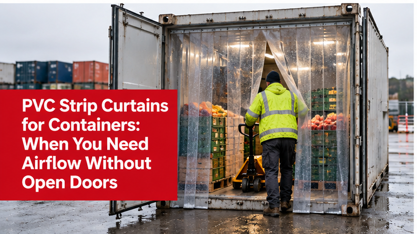 PVC Strip Curtains for Containers: When You Need Airflow Without Open Doors
