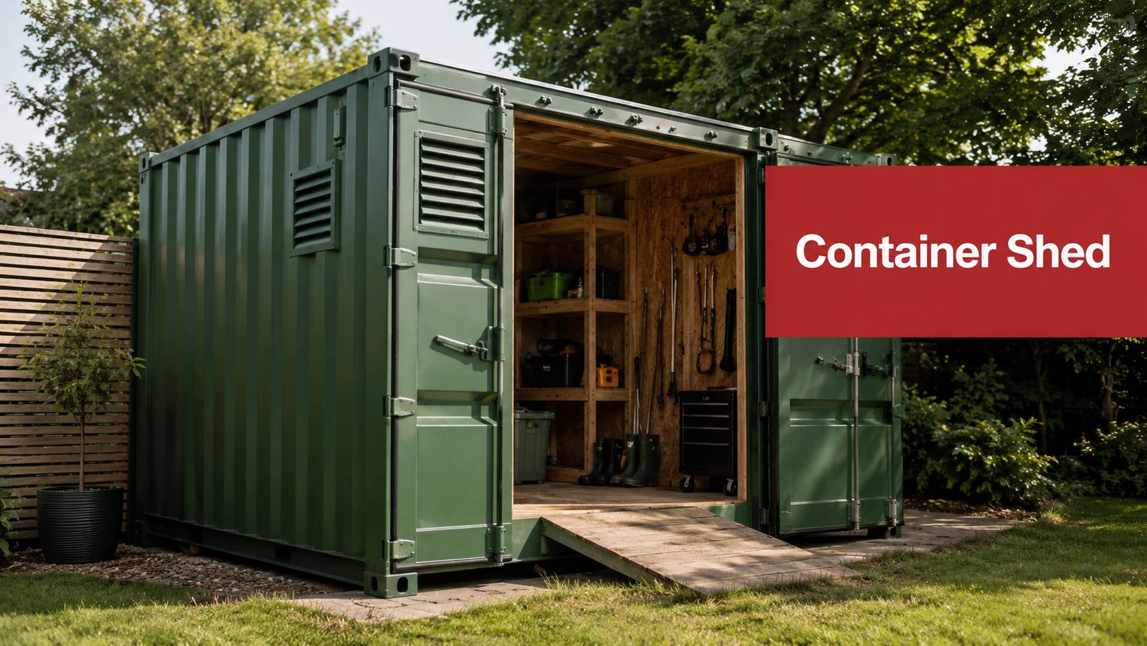 Shipping Container Garden Shed: A UK Conversion Guide
