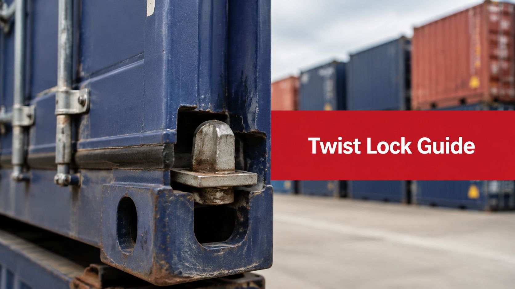 Shipping Container Twist Lock: Complete UK Guide