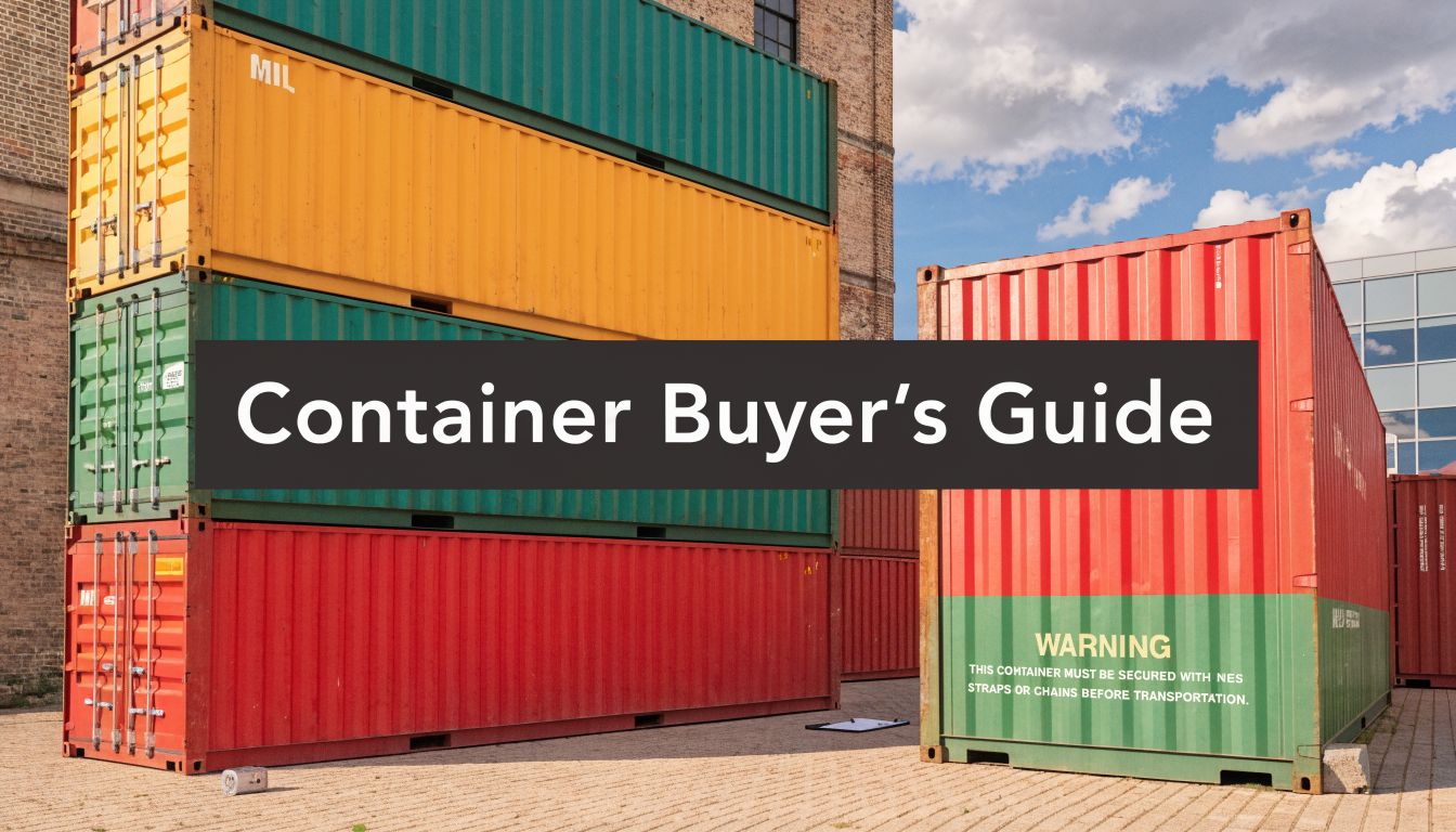 Used Shipping Containers for Sale: The UK Buyer's Guide