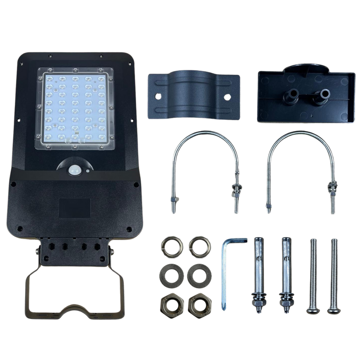 Dissected Picture Of 15W Solar Light Components 
