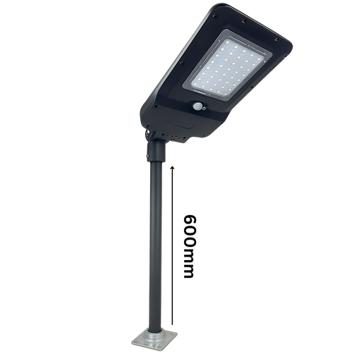 15W Solar Light & 600mm Utility Pole