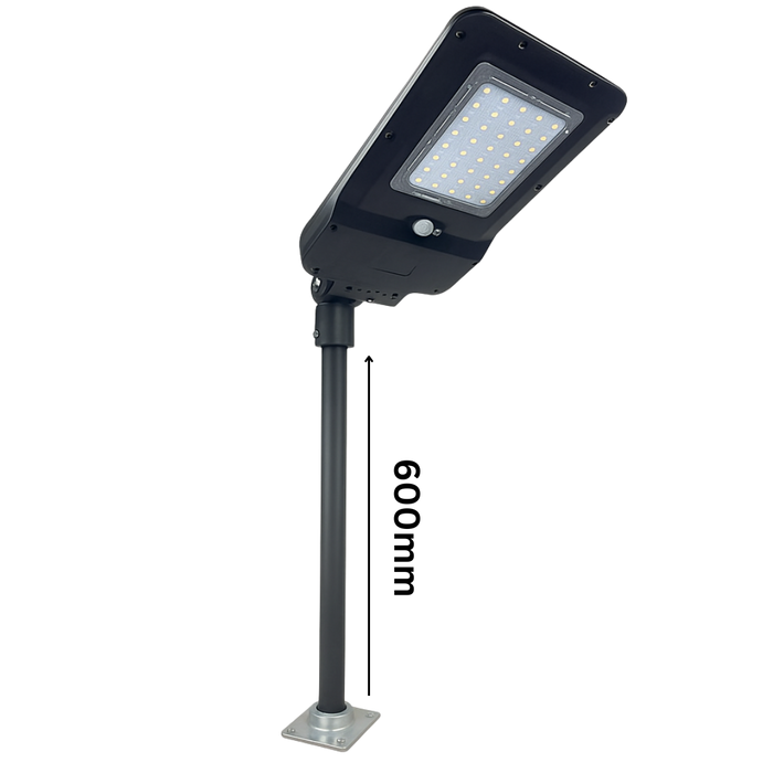 15W Solar Light & 600mm Utility Pole