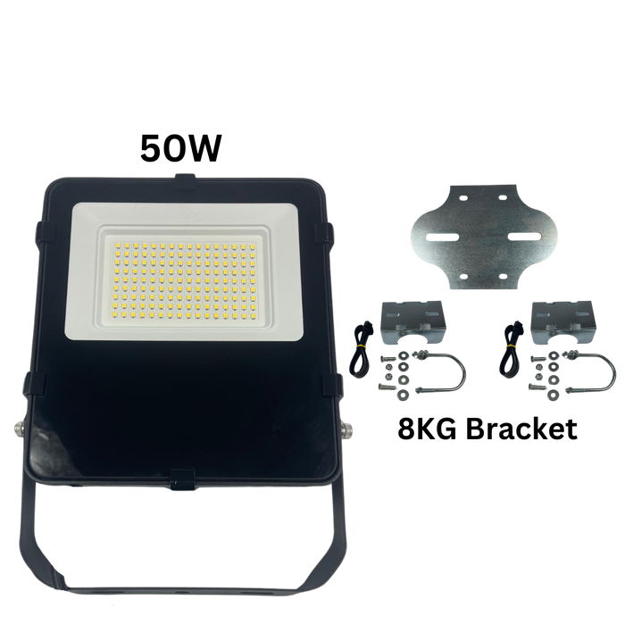 External Outdoor LED Floodlight – IP65 Waterproof, 4000K Neutral White, Wide Beam (No PIR Sensor)
