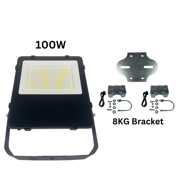 External Outdoor LED Floodlight – IP65 Waterproof, 4000K Neutral White, Wide Beam (No PIR Sensor)