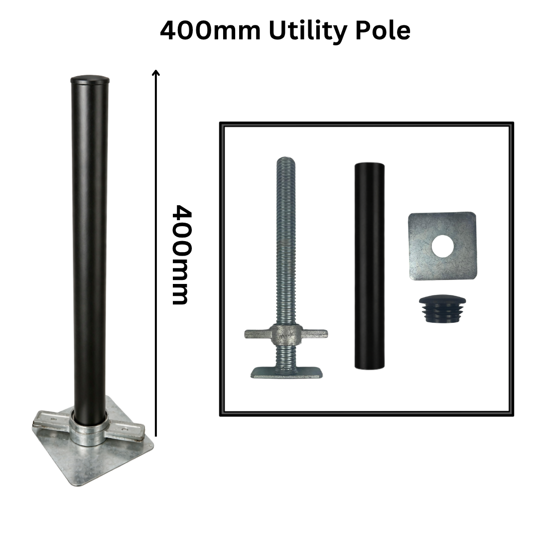Extra Heavy Duty Utility Poles for Containers - QFCA - Quickfit ...