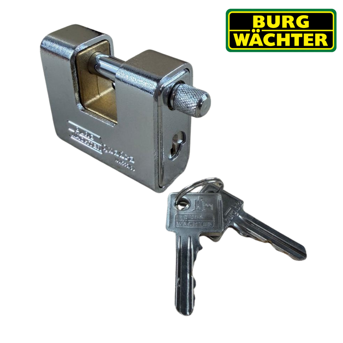 BURG-WÄCHTER 60mm Heavy Duty Armoured Container Padlock