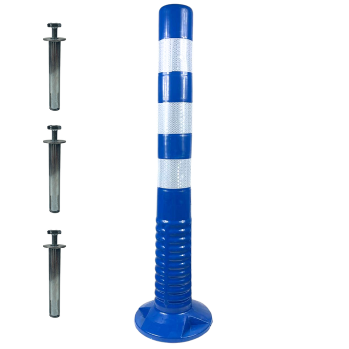 Shipping Container Plastic Site Bollards – 4 Colours (Sold Individually)