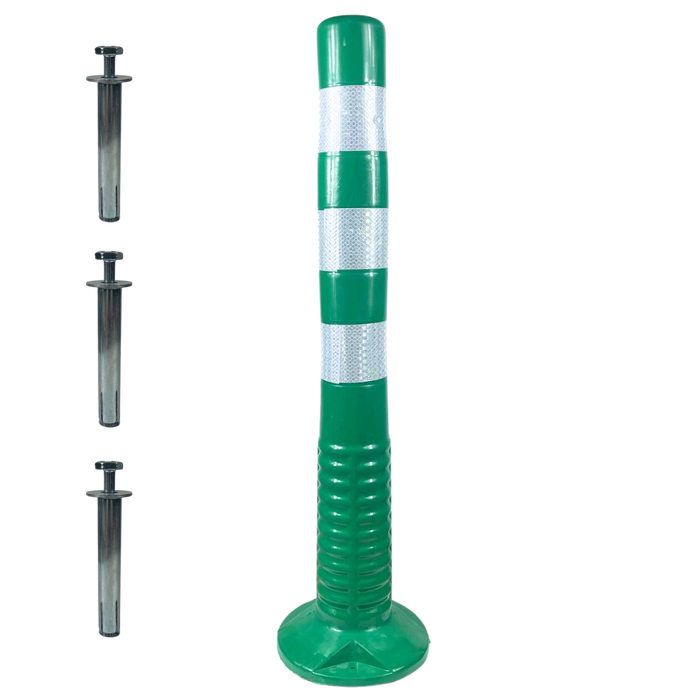 Shipping Container Plastic Site Bollards – 4 Colours (Sold Individually)