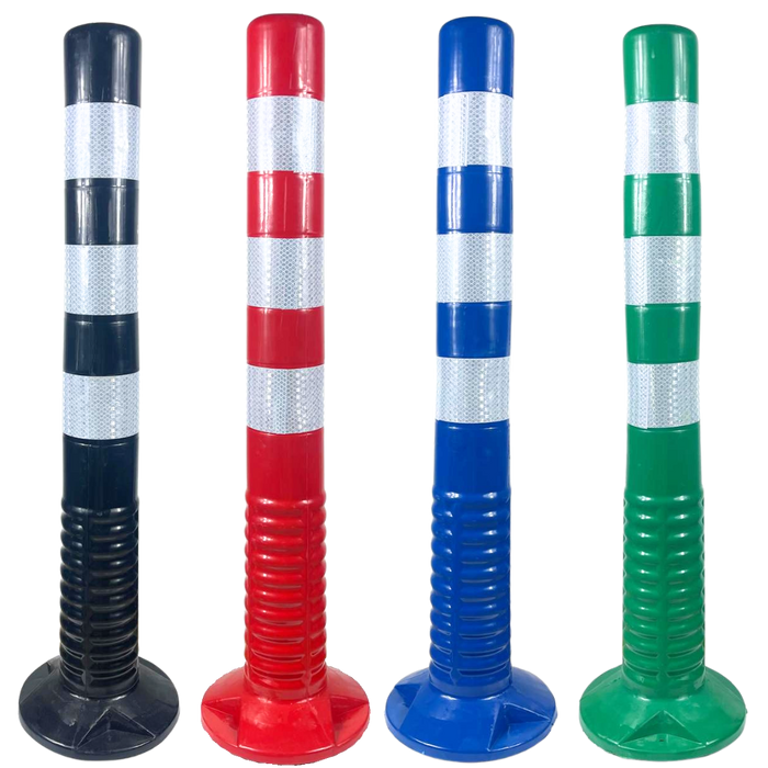 Shipping Container Plastic Site Bollards – 4 Colours (Sold Individually)