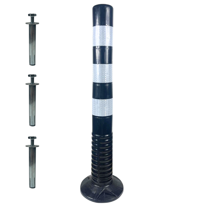 Shipping Container Plastic Site Bollards – 4 Colours (Sold Individually)