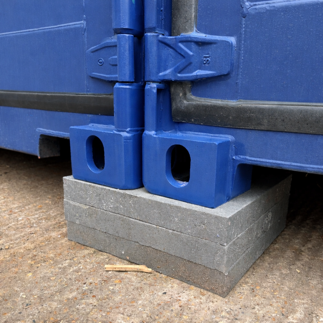 Levelling Slab for Stable Shipping Containers - QFCA - Quickfit ...