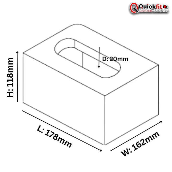 Top Corner Casting for Shipping Container (Set of 4)