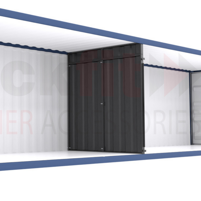 High Cube Container Divider Wall Kit with Enclosure Panels - Quickfit ...