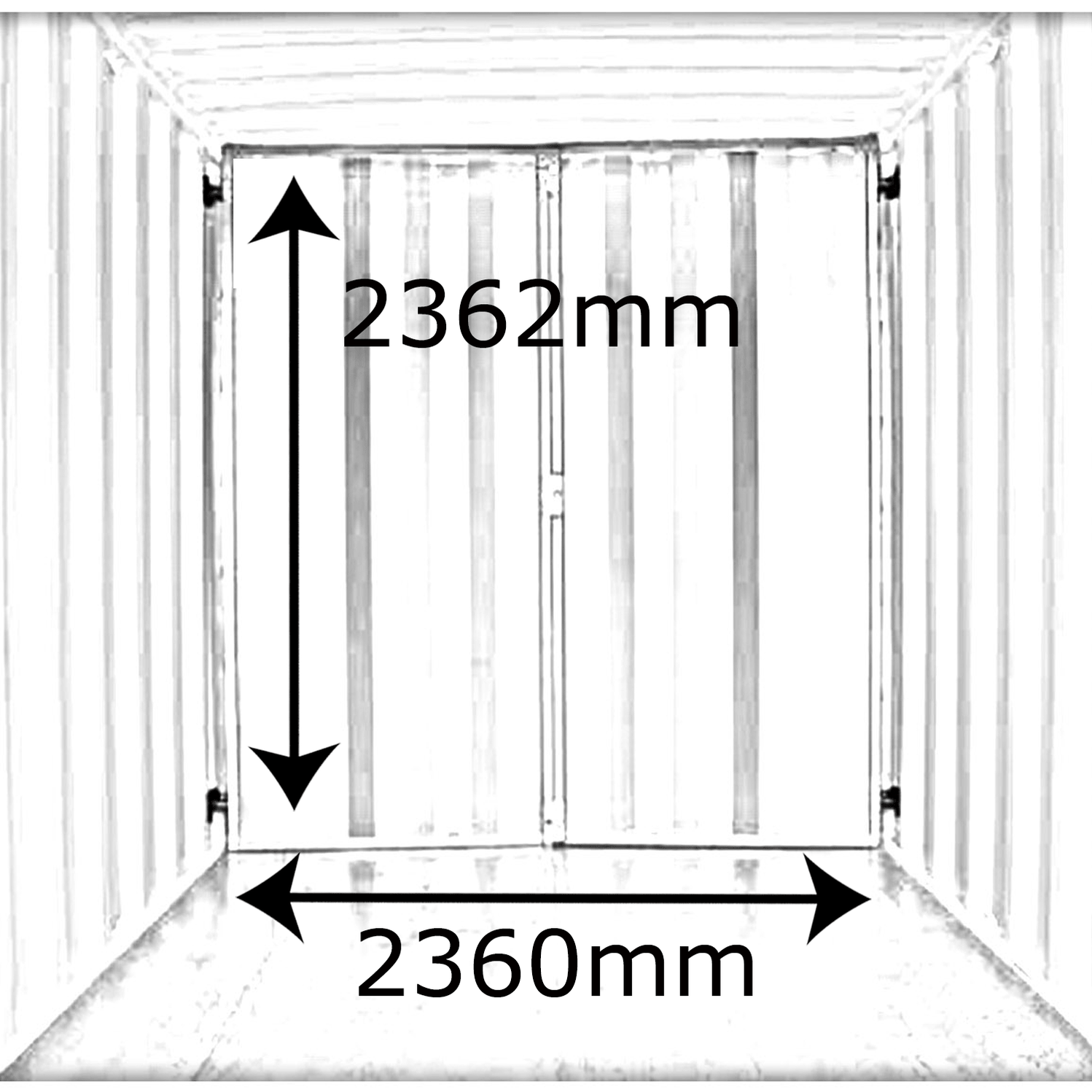 Shipping Container Divider Wall for Custom Space - QFCA — Quickfit ...