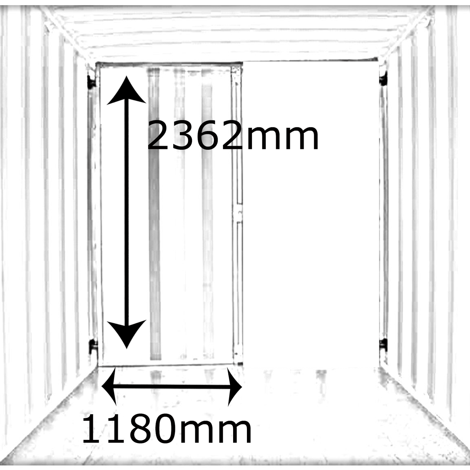 Shipping Container Divider Wall for Custom Space - QFCA - Quickfit ...