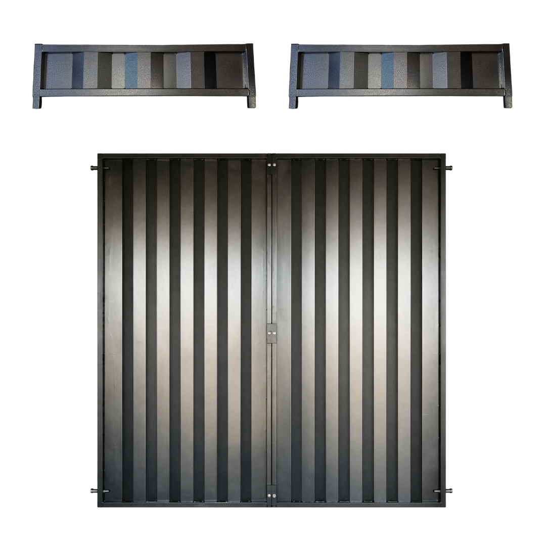 High Cube Container Divider Wall Kit with Enclosure Panels - Quickfit ...
