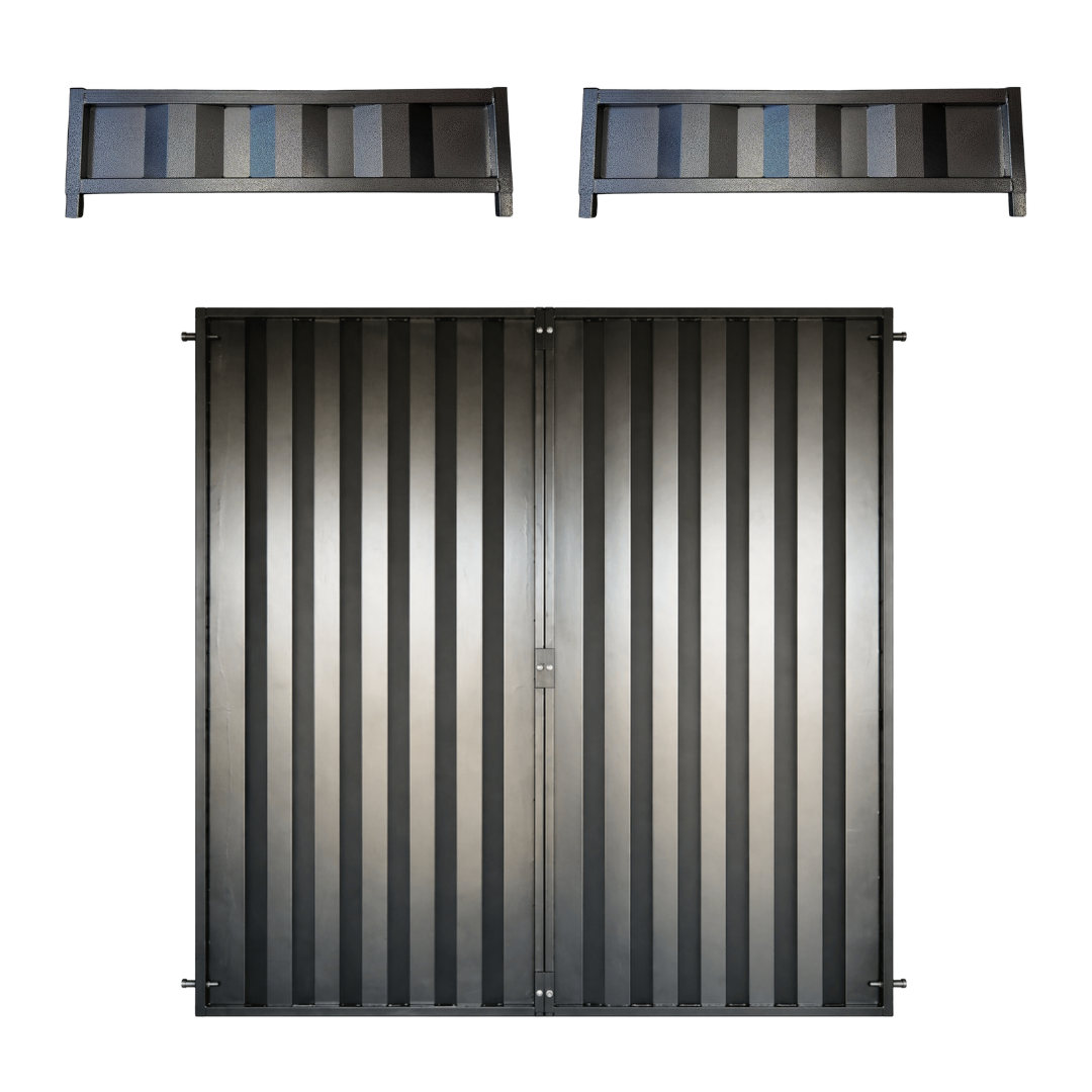 High Cube Container Divider Wall Kit with Enclosure Panels — Quickfit ...