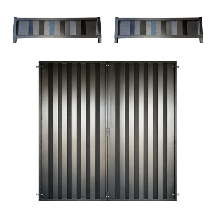 High Cube Container Divider Wall Kit with Enclosure Panels - Quickfit ...
