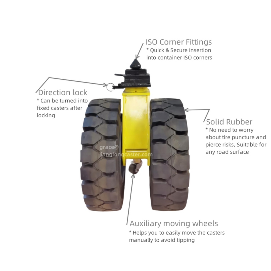 Shipping Container Wheel Sets - Quickfit Container Accessories