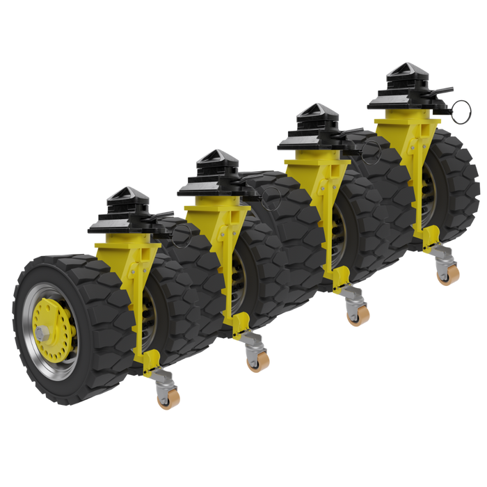 Heavy-Duty Twist-Lock Duel Swivel Caster Wheels