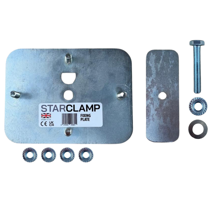 Shipping Container Fixing Plate, Antenna Arm For Starlink & Unistrut