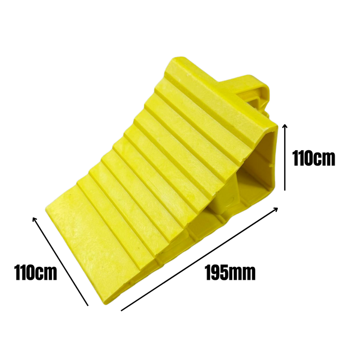 Heavy-Duty Shipping Container Wheel Chock (Set Of 2)