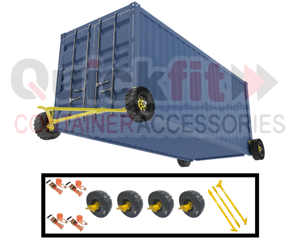 Quick Fit Container Accessories Shipping Container Wheel Sets - Quickfit Container Accessories