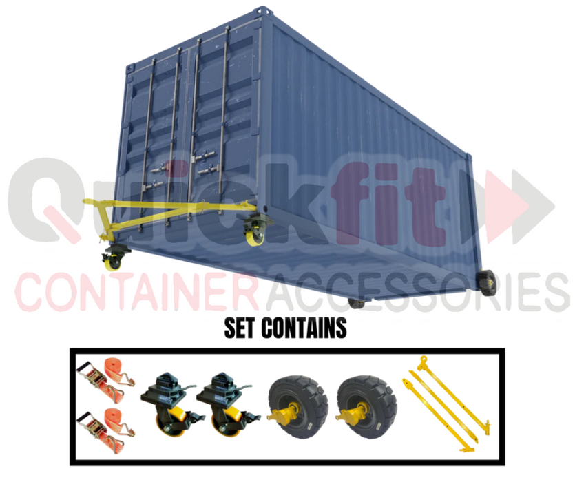 Quick Fit Container Accessories Shipping Container Wheel Sets - Quickfit Container Accessories