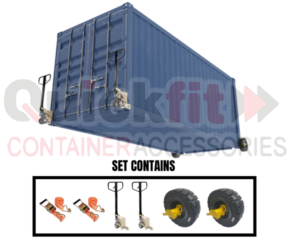 Quick Fit Containers Shipping Container Wheel Sets - Quickfit Container Accessories