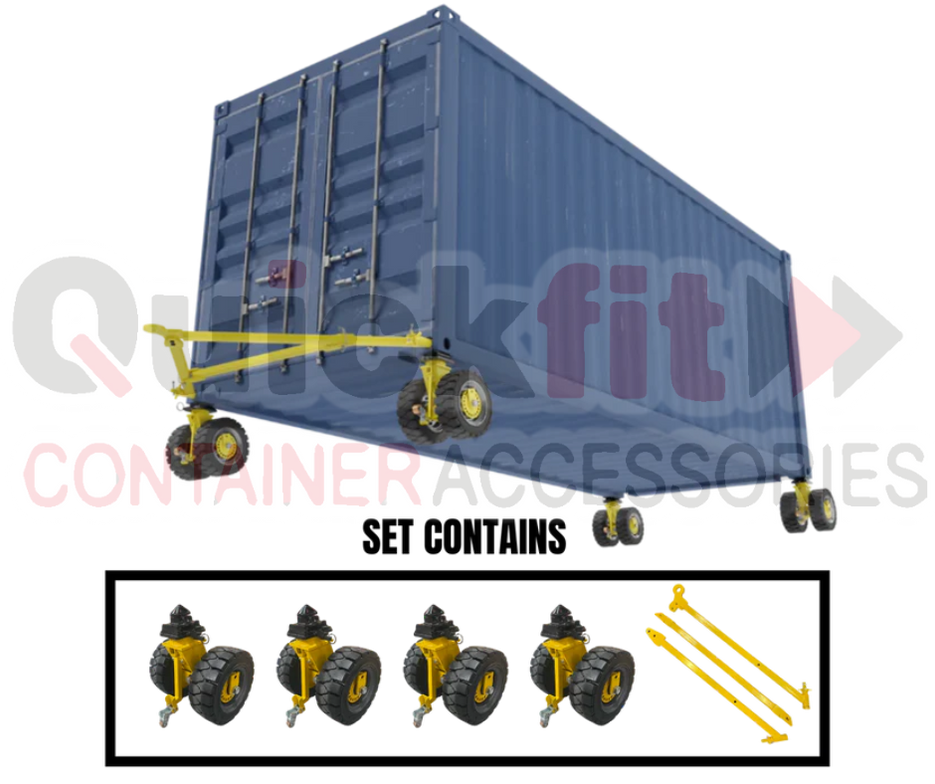 Shipping Container Wheel Sets - Quickfit Container Accessories