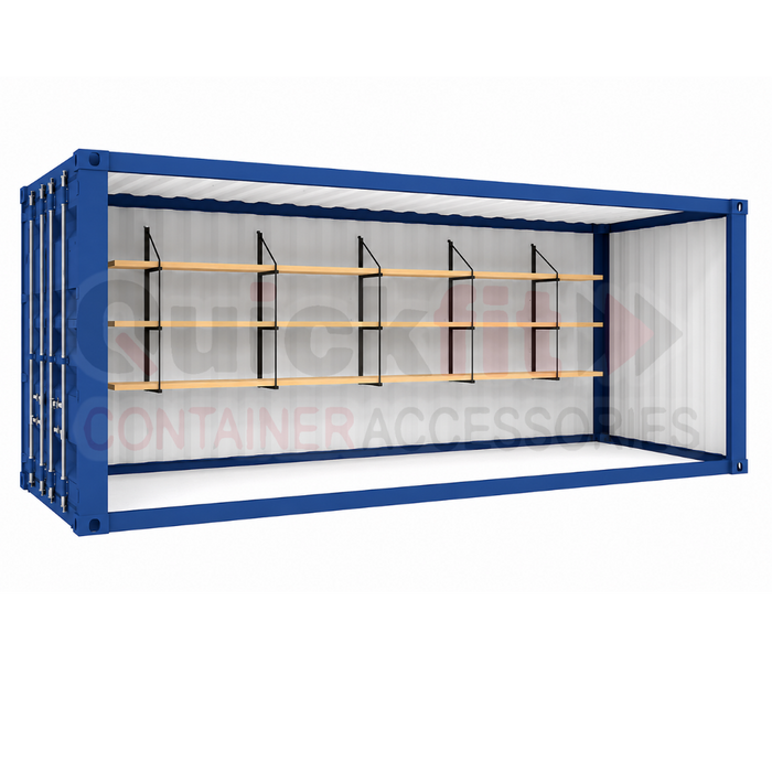 Shipping Container 3 Tier Shelving Kit