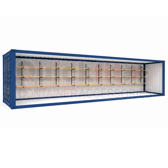 Shipping Container 3 Tier Shelving Kit