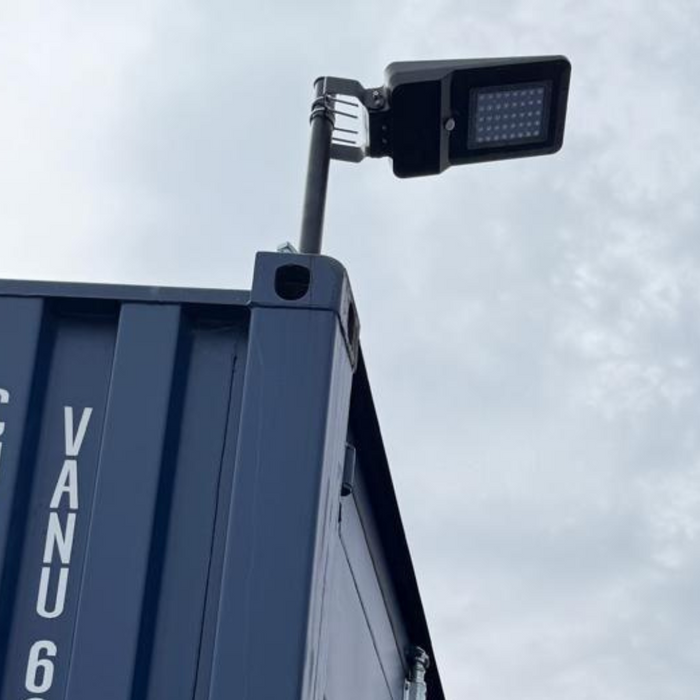 15W Solar Light On a Container