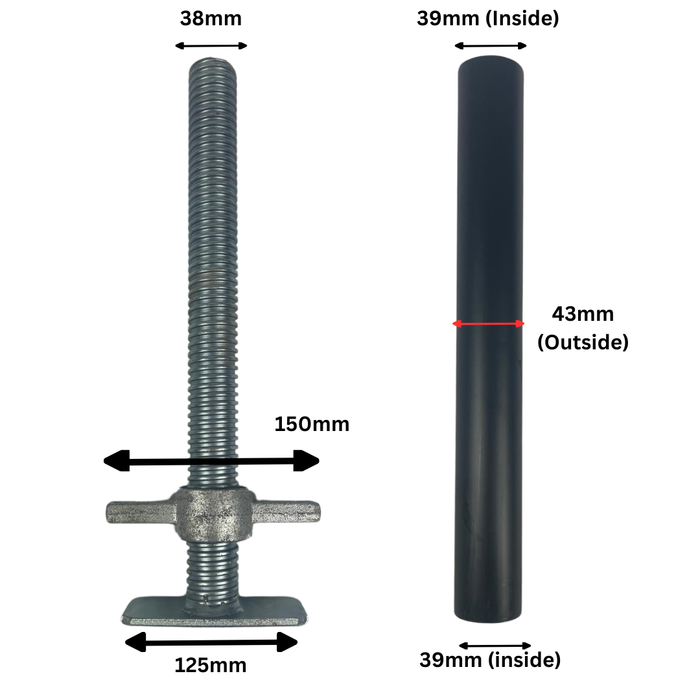 Shipping Container Utility Pole for Floodlight, CCTV and Light Fixings