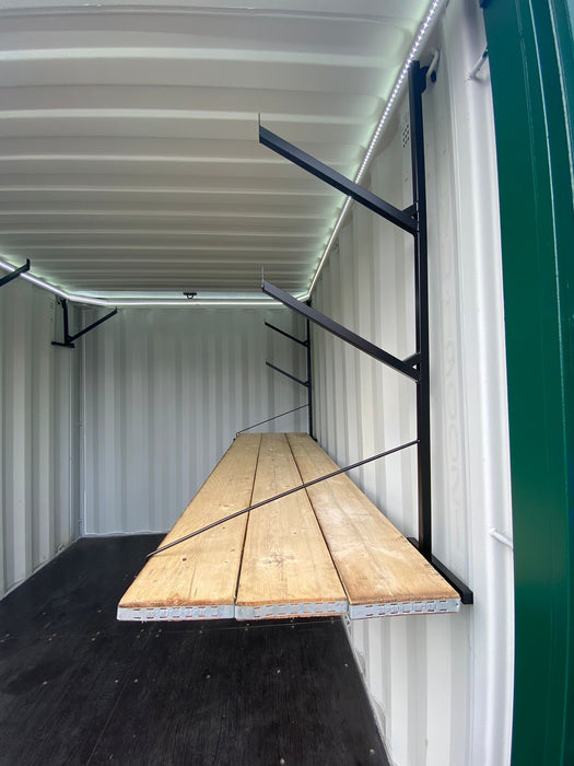 Container Loading Bench Work Bench with Pipe Rack for Shipping Containers - QFCA - Quickfit ...