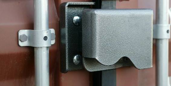 Shipping container lock-box
